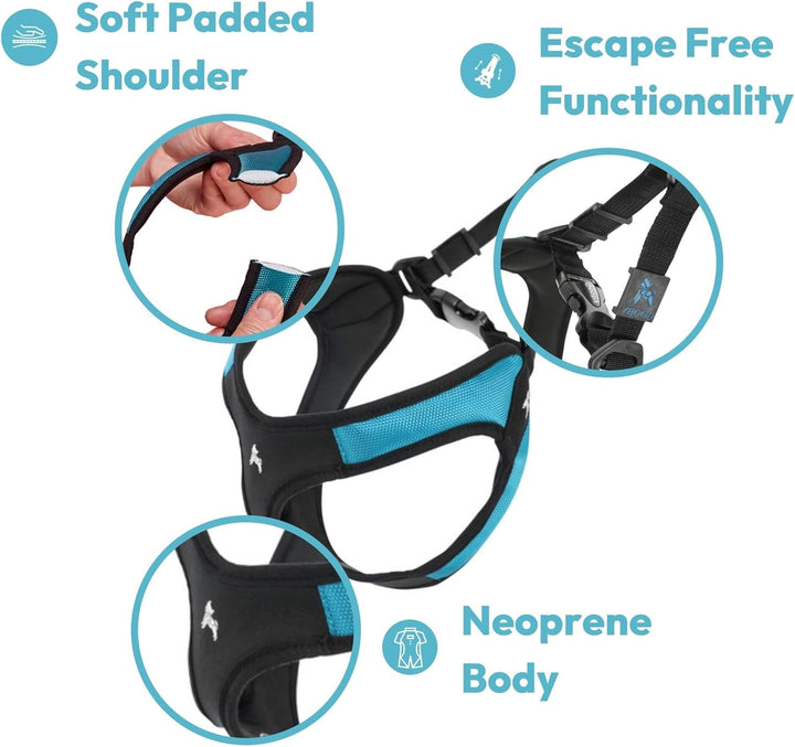 Gooby - Escape Free Easy Fit Hundegeschirr, kleines Hundegeschirr für Hunde, die ihrem Geschirr gern