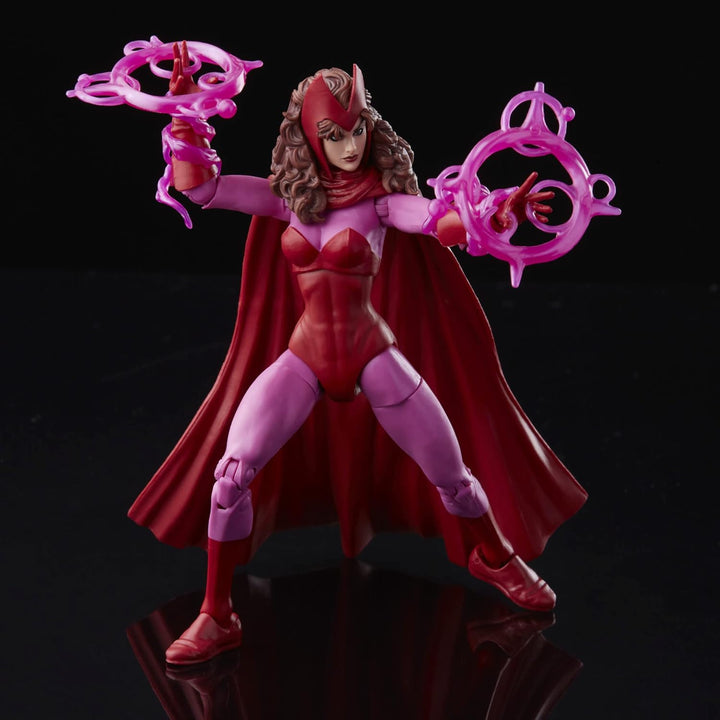 Hasbro Marvel Legends Series Scarlet Witch, Retroverpackung, 15 cm grosse Action-Figur, 4 Accessoire