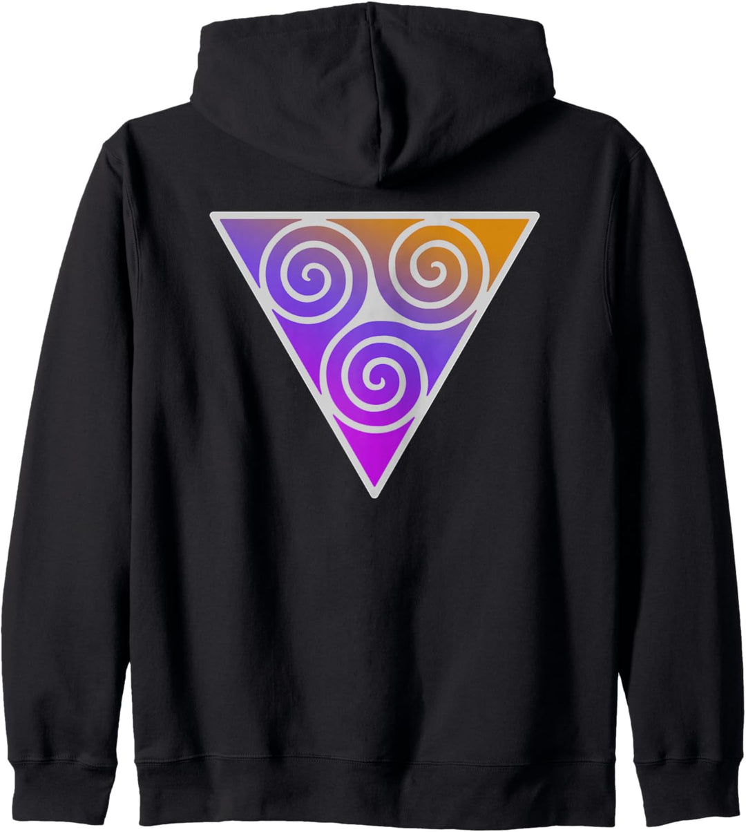 Celtic Symbol - Triskele - Triple Spiral In Triangle 6 Kapuzenjacke