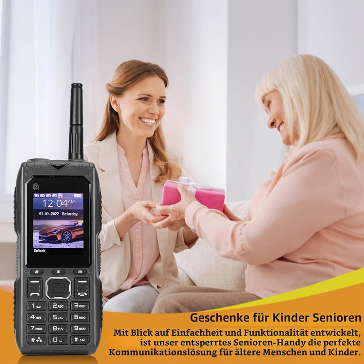 4G-Handy mit Grossen Tasten, Laute Stimme, HD-Bildschirm, mit Grosser Kapazität, Multifunktional, Ab