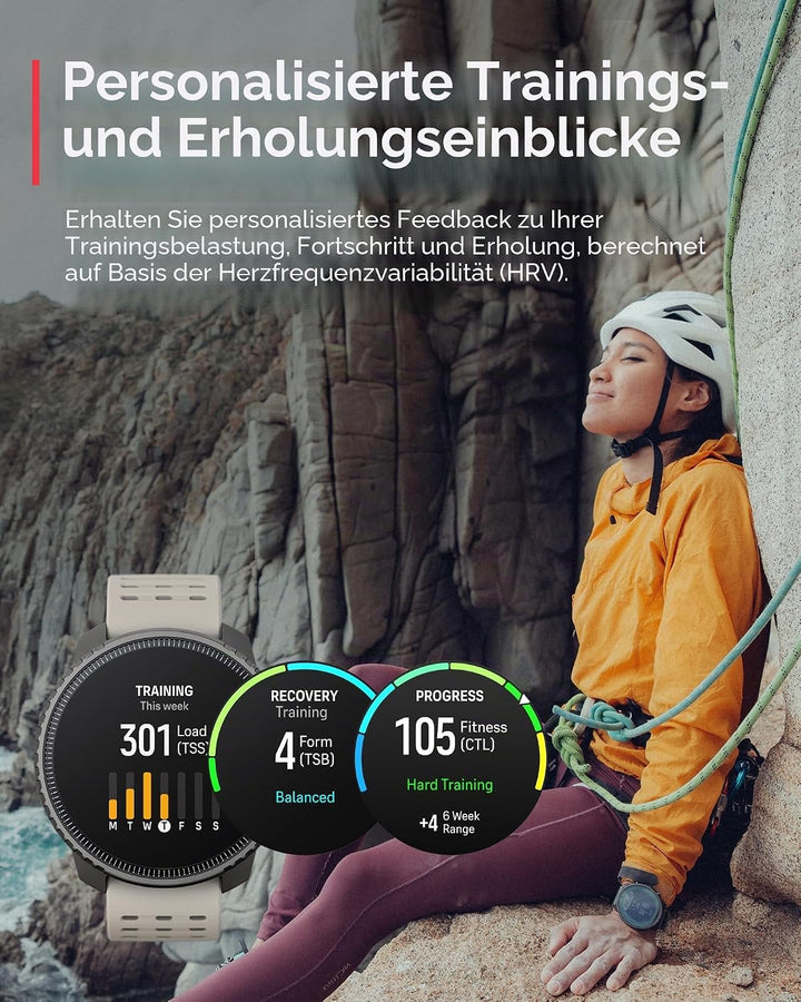 SUUNTO Vertikal: Abenteuer-GPS-Uhr, grosses Display, Offline-Karten, Solarladung Lime Black Edelstah