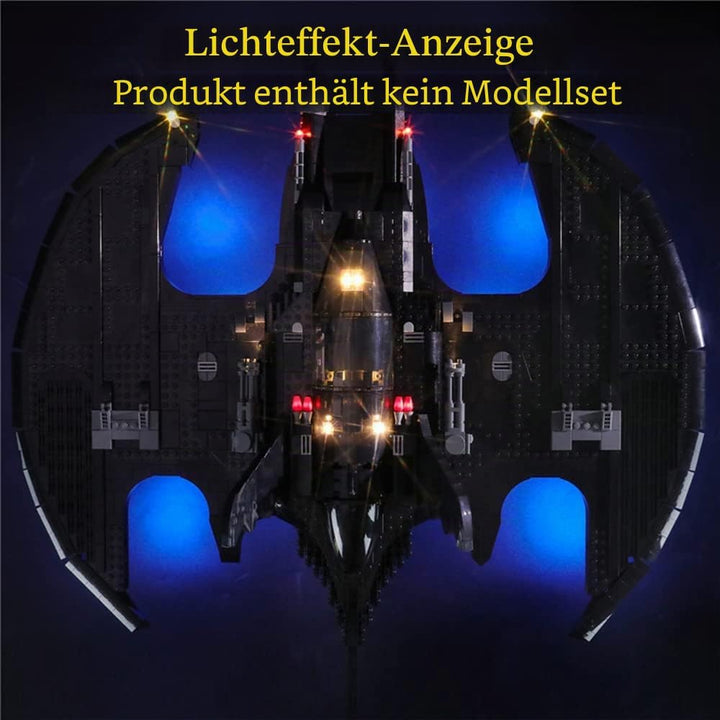 GEAMENT LED Licht-Set Kompatibel mit Lego Batwing 1989 - Beleuchtungsset für DC 76161 Baumodell (Leg