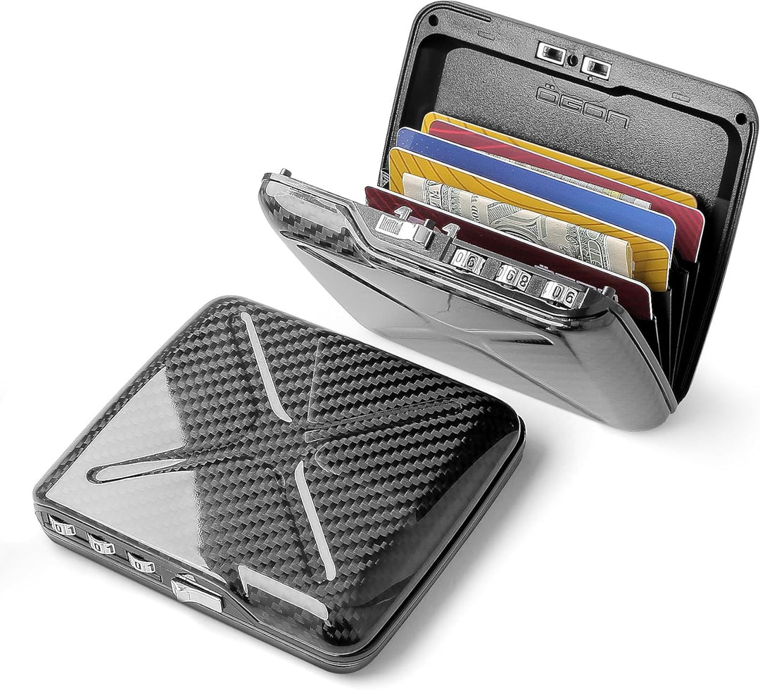 OGON Aluminium-Code-Geldbörse Code Wallet - Der Pocket Safe – Anti-RFID Kartenhalter – Kapazität für