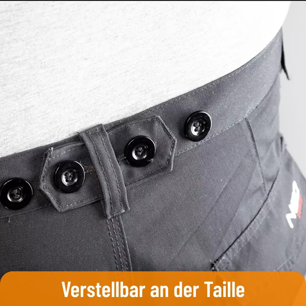 NEO TOOLS Profi Arbeitshose Multifunktion Bundhose, Sicherheitshose, Oxford-Stoffverstärkungen, vers