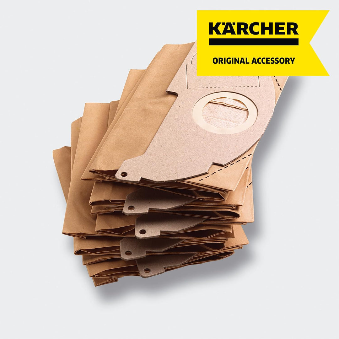 Kärcher Original Papierfilterbeutel KFI 222: 5 Stück, 2-lagig, Artikelnummer 6.904-332.0