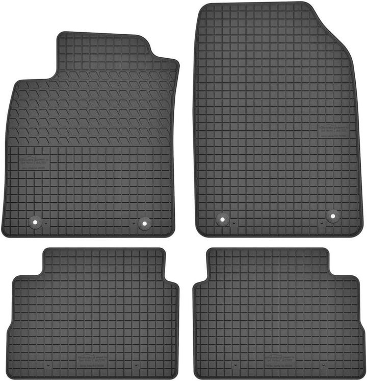 Fussmatten Vorne und Hinten 4er Set für Opel Vectra C 2002-2010 Gummi Gummimatten Vorne, Hinten, Vor