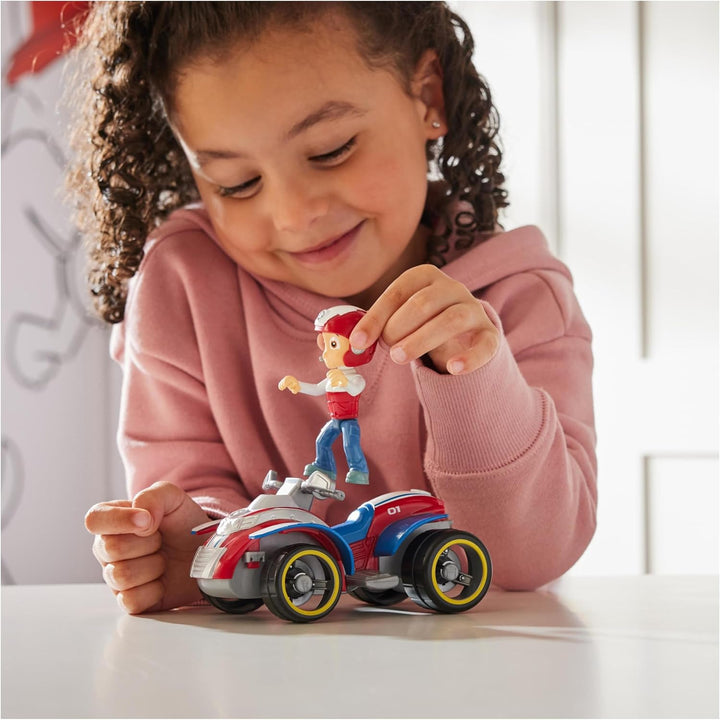 PAW PATROL, Rettungs-Quad mit Ryder-Figur (Sustainable Basic Vehicle/Basis Fahrzeug), Spielzeug für
