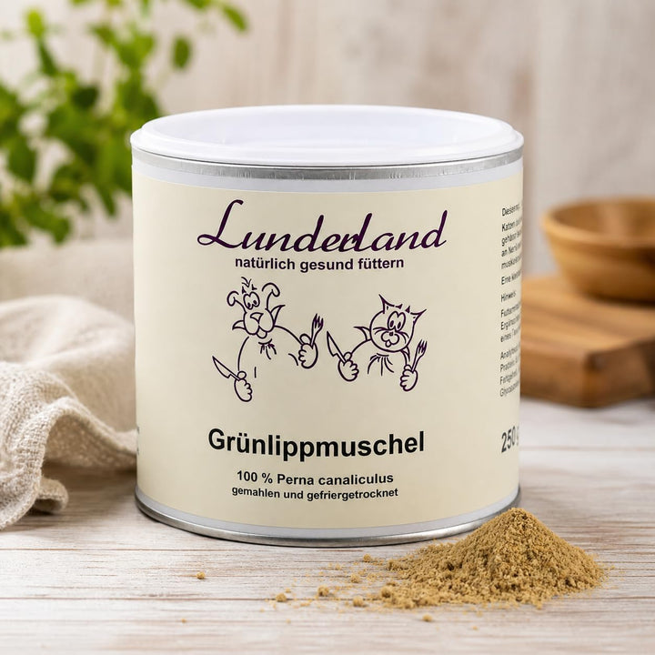 Lunderland Grünlippmuschelpulver, 250g 250 g (1er Pack), 250 g (1er Pack)