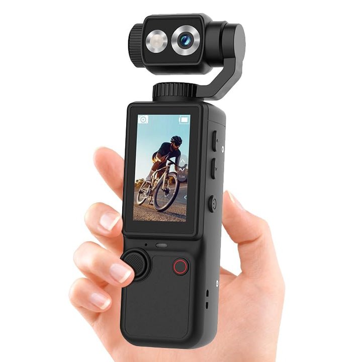 Q8 Tragbare Vlog-Kamera mit 180° schwenkbarem Objektiv, 4K Digitalkamera für Fotografie & Video, 2,0