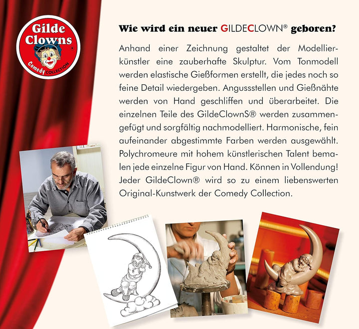 Cityroller Charity - Dekofigur und Sammlerstück in Geschenkkarton - handgefertigt - Mehrfarbig Höhe