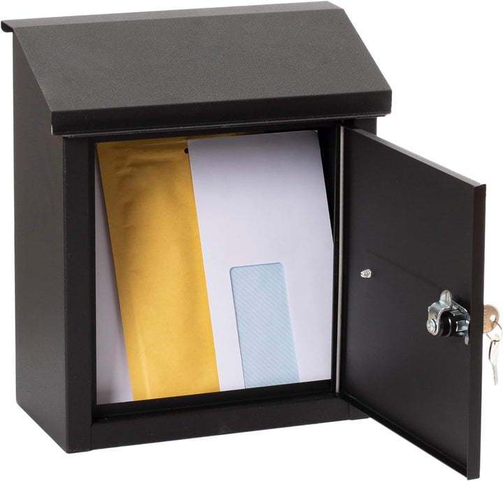 ARREGUI V4094 Durchwurfbriefkasten aus Verzinktem Stahl, Mauerdurchwurf Briefkasten in Grösse S (DIN