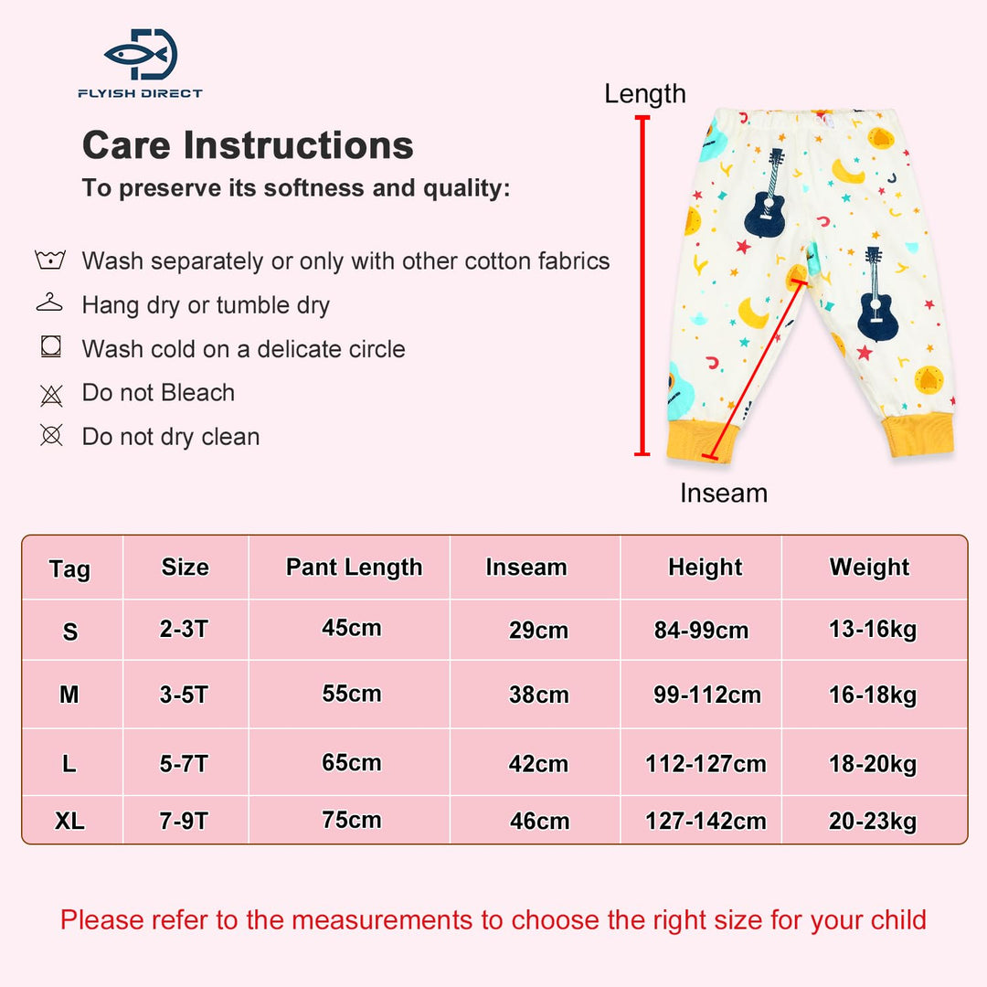 FLYISH DIRECT Baby Windelhosen, 2 Stück Sleepy Windelhose für Kinder, Baby Töpfchen Trainingshose Ba