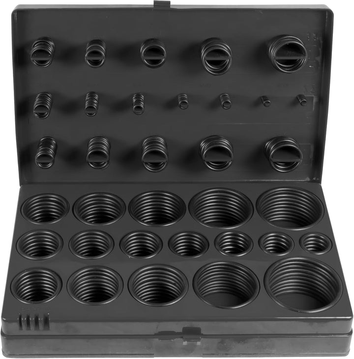 SW-Stahl S8045 O-Ring-Sortiment, 419-teilig I NBR & EPDM Gummi I 32 Grössen I 70 Shore I O-Ring Set