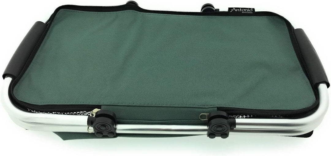 XXL Kühltasche Thermo Einkaufskorb Picknick Kühlbox Campingtasche faltbar stabil Rot Schwarz Grün, G