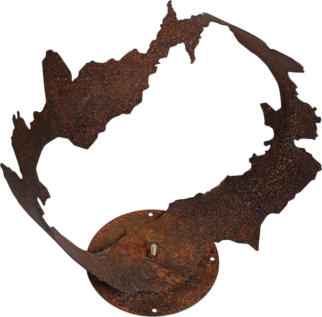 ESTEXO Dekofigur Gartendeko Edelrost Skulptur Gartenskulptur Rost Figur Dekoration Deko 38 cm, 38 cm