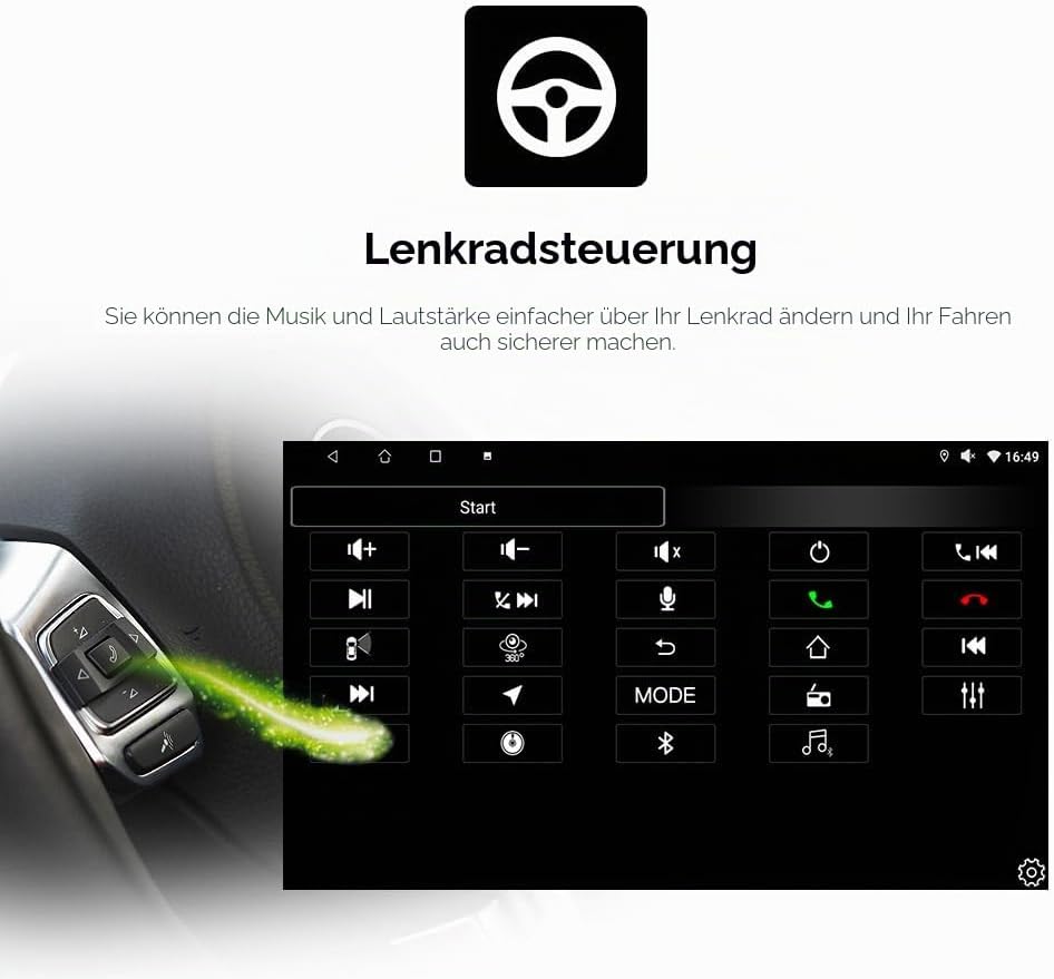 Android 14 9-Zoll-Autoradio für Citroen C2 C3 2001 2002 2003 2004 2005 2006 2007 2008 2009 2010, unt