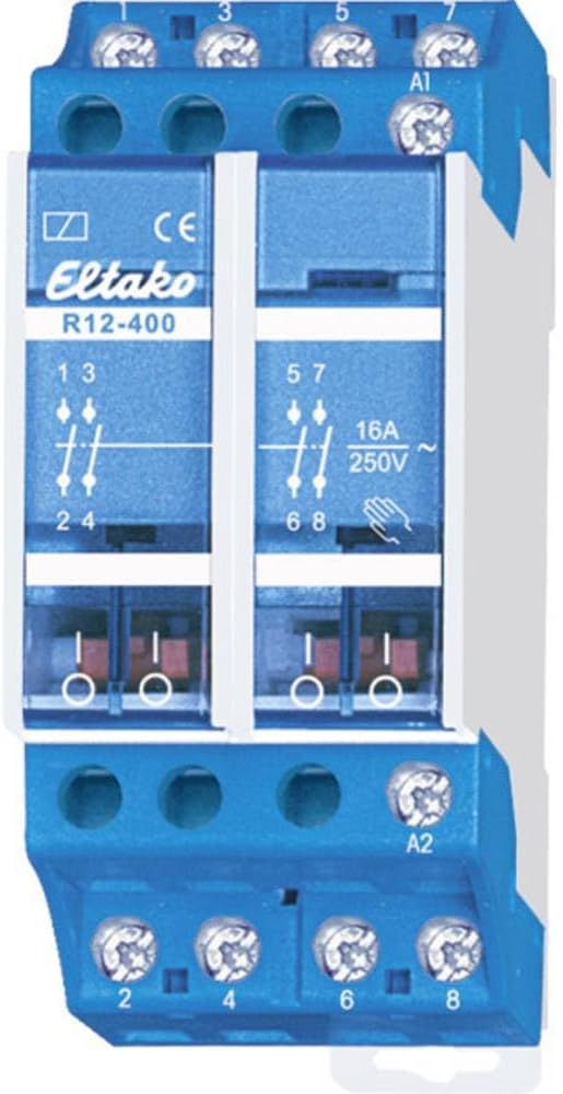 Eltako R12-400-230V Schaltrelais Nennspannung: 230V Schaltstrom (max.): 16A 4 Schliesser 1St.