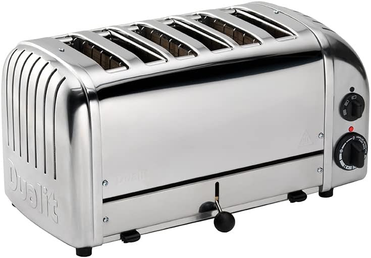 DUALIT Vario Toaster - 6 Scheiben Toaster poliert