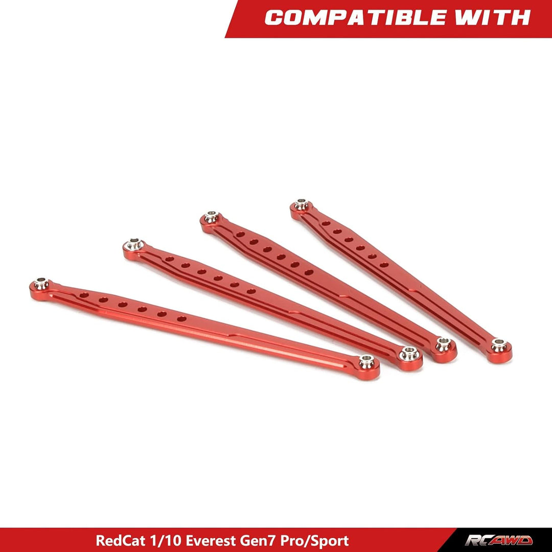 RCAWD RC Auto Chassis Link Rod,Aluminium Chassis Link Rod für 1/10 Everest Gen7 Pro und 1/10 Everest