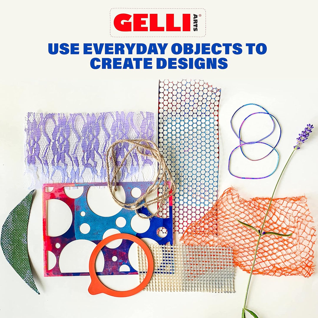 Gelli Arts GL013964721027 Gel-Druckplatte, 22,9 x 30,5 cm, transparent Einzeln, Einzeln