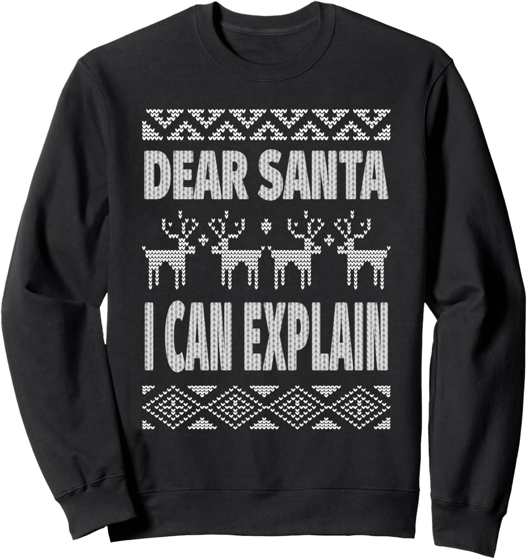 Jungen freche hässliche Weihnachten Sweatshirt