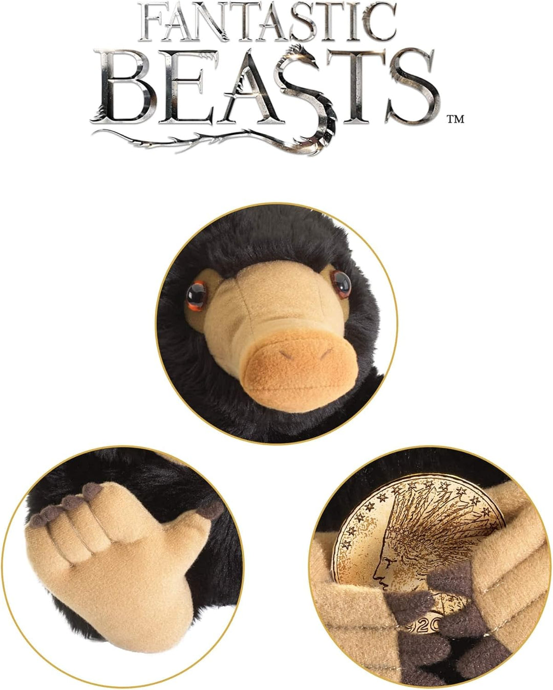 The Noble Collection Fantastic Beasts Niffler Collector's Plush - Officially Licensed 13in (33cm) Pl