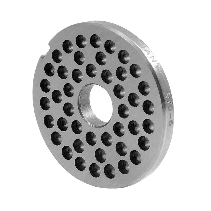 WOLFCUT R70 Fleischwolfscheibe mit 6,0 mm Bohrung System Unger Werkzeugstahl