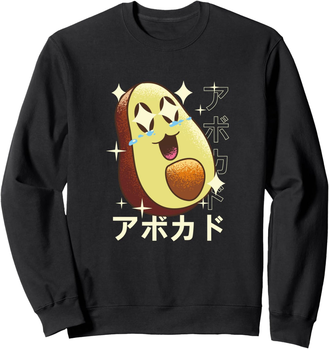 Japanische Anime niedliche Avocado Sweatshirt