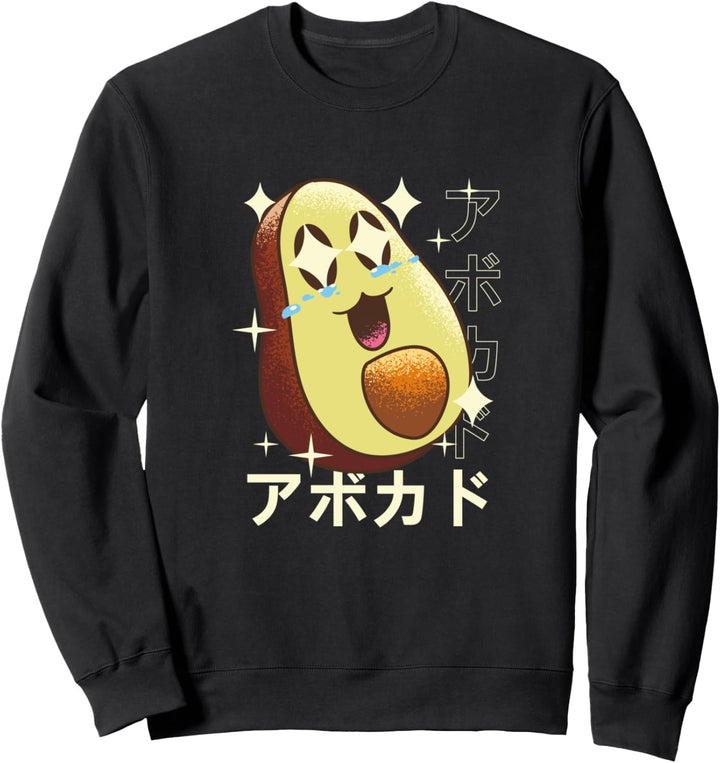Japanische Anime niedliche Avocado Sweatshirt