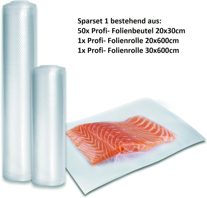 CASO VC150 Vakuumierer - Vakuumiergerät, Lebensmittel bleiben bis zu 8x länger frisch & Profi- Vakuu