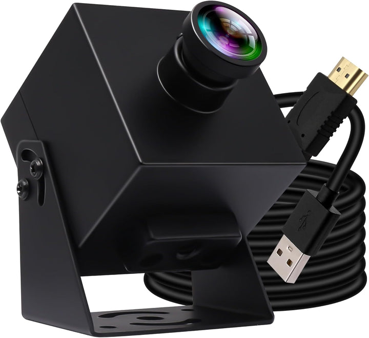ELP HDMI 4K USB Kamera mit IMX415 Sensor Webcam,Weitwinkel 120 Grad Objektiv ohne Verzerrung USB Kam