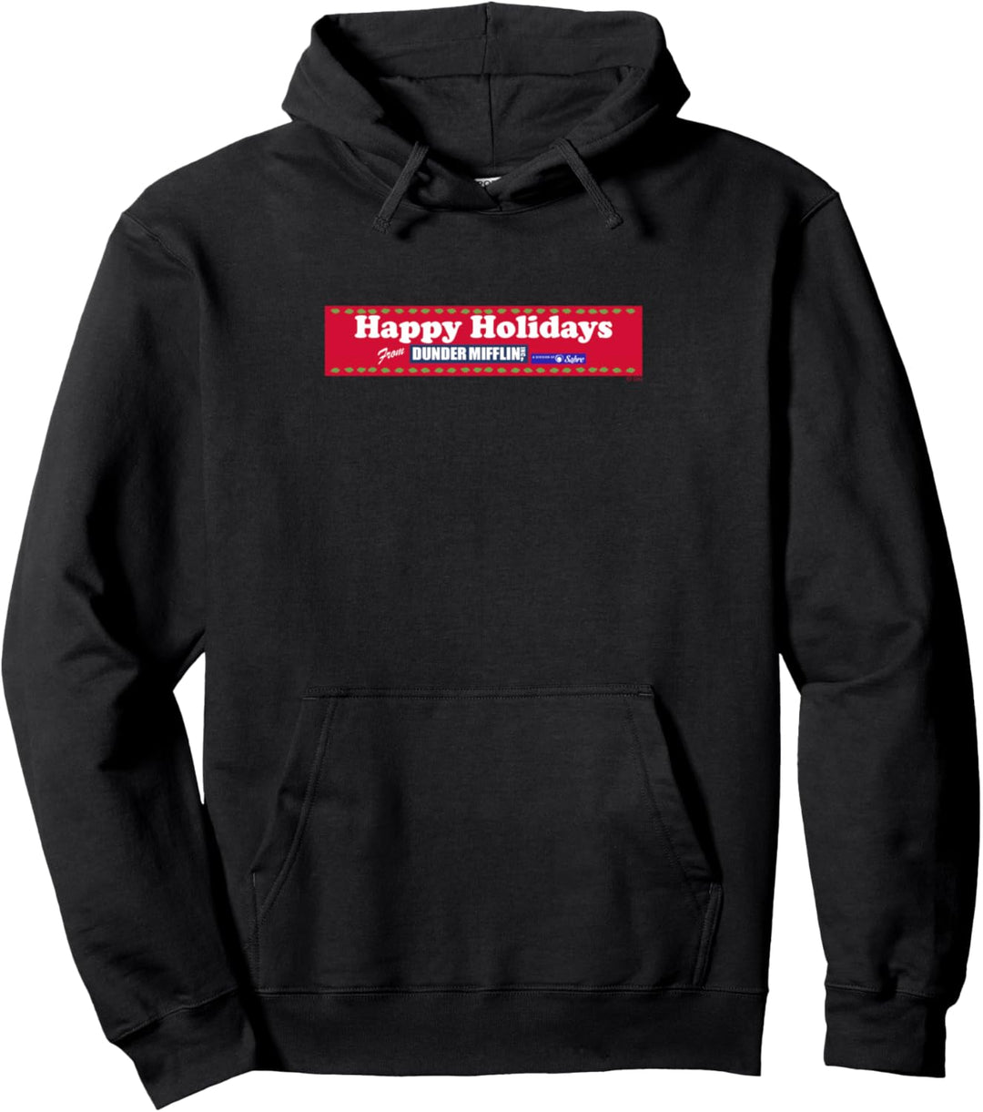 The Office Dunder Mifflin Holiday Banner Pullover Hoodie