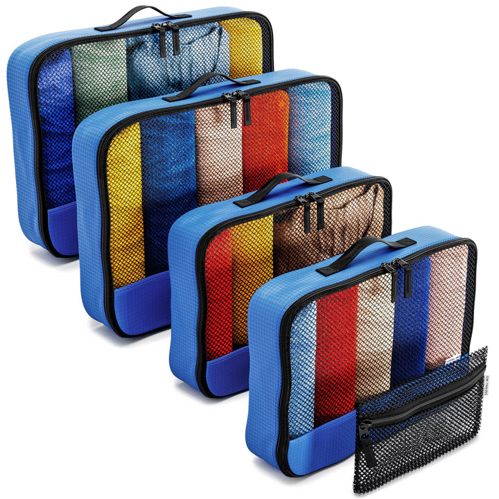 OW-Travel Einfach zu Organisierende Packtaschen für Koffer. Kleiderlagerung mit Reisewürfeln ein Kle
