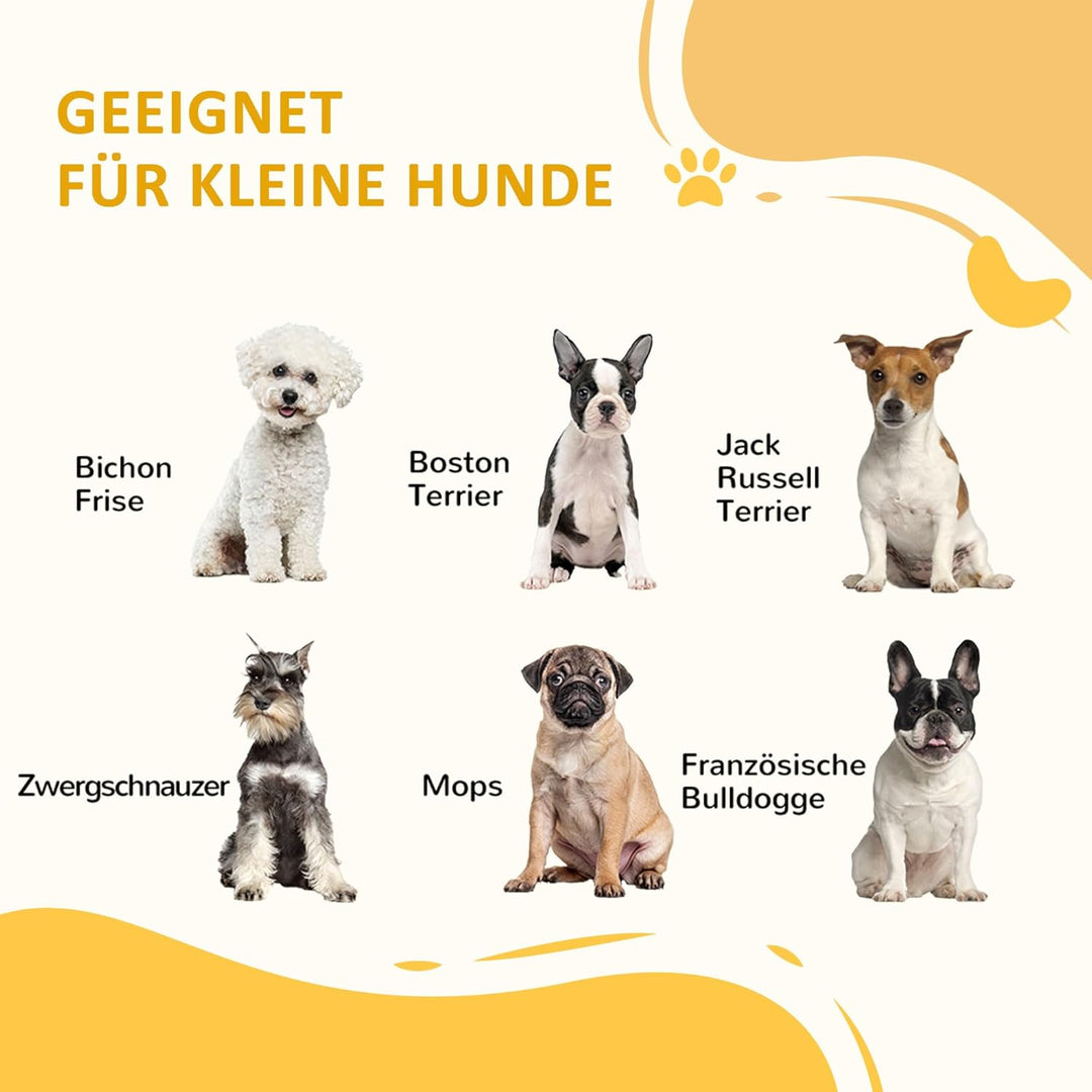 PawHut Hundetreppe 3 Stufen 30 cm Hoch Haustiertreppe mit Seitenwand Hunderampe für Kleine Hunde Kat