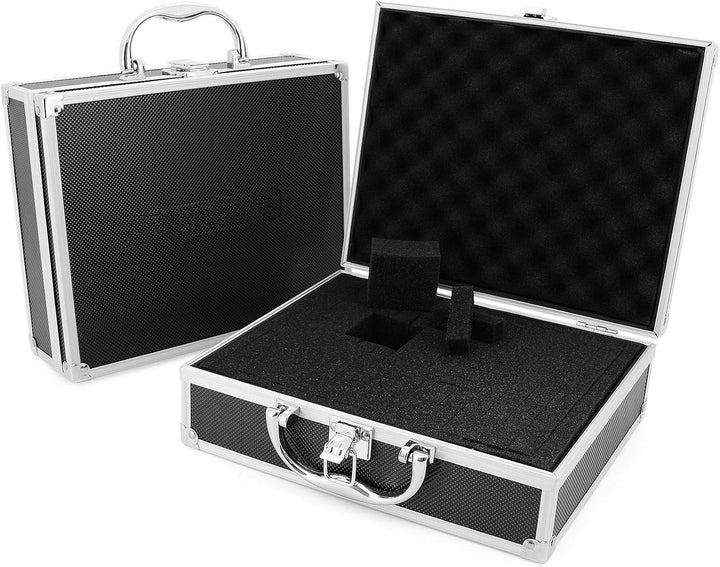 AR Carry Box® Kleine Alubox Alukoffer Aluminium Koffer Werkzeugkoffer leer 260x210x80mm Alu/Schwarz,