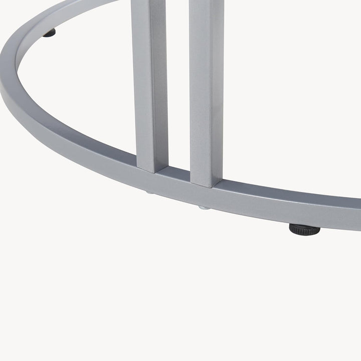 [en.casa] Couchtisch Aulum Beistelltisch 50 x 80 cm Kaffeetisch aus Spanplatte und Metall Sofatisch