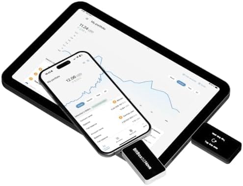 BitBox02 Nova - Hardware Wallet für Bitcoin - iPhone Unterstützung, EAL Sicherheitschip, mehrere Far