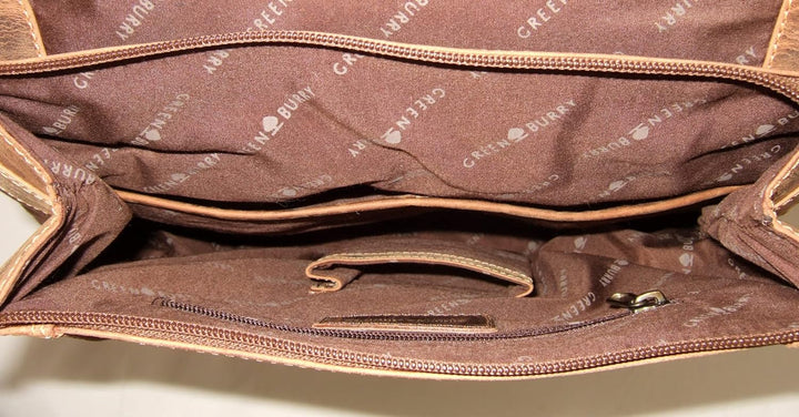 Greenburry Vintage Rucksack Leder 40 cm Laptopfach