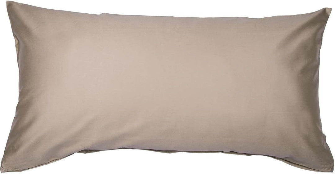 Janine Mako Satin Bettwäsche Uni Colors 200 x 220 cm Taupe 200 cm x 220 cm Taupe, 200 cm x 220 cm Ta