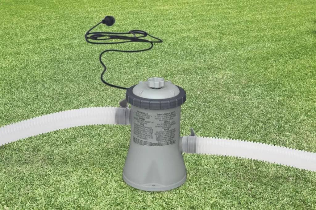 Intex Krystal Clear Cartridge Filter Pump - Pool Kartuschenfilteranlage - 330 L/H - 12V 300 M3/HR Si