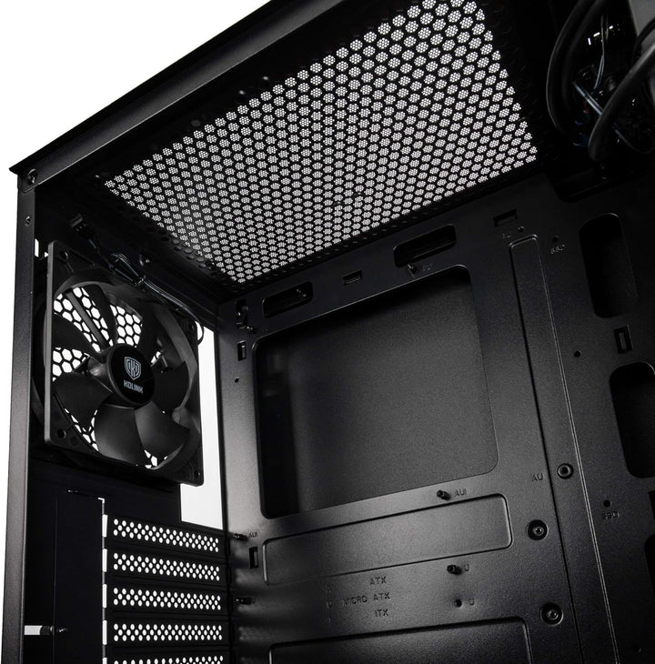 KOLINK Nimbus Midi-Tower ATX RGB Gehäuse, Computergehäuse, PC Hülle, PC Case, PC Gehäuse für Wasserk