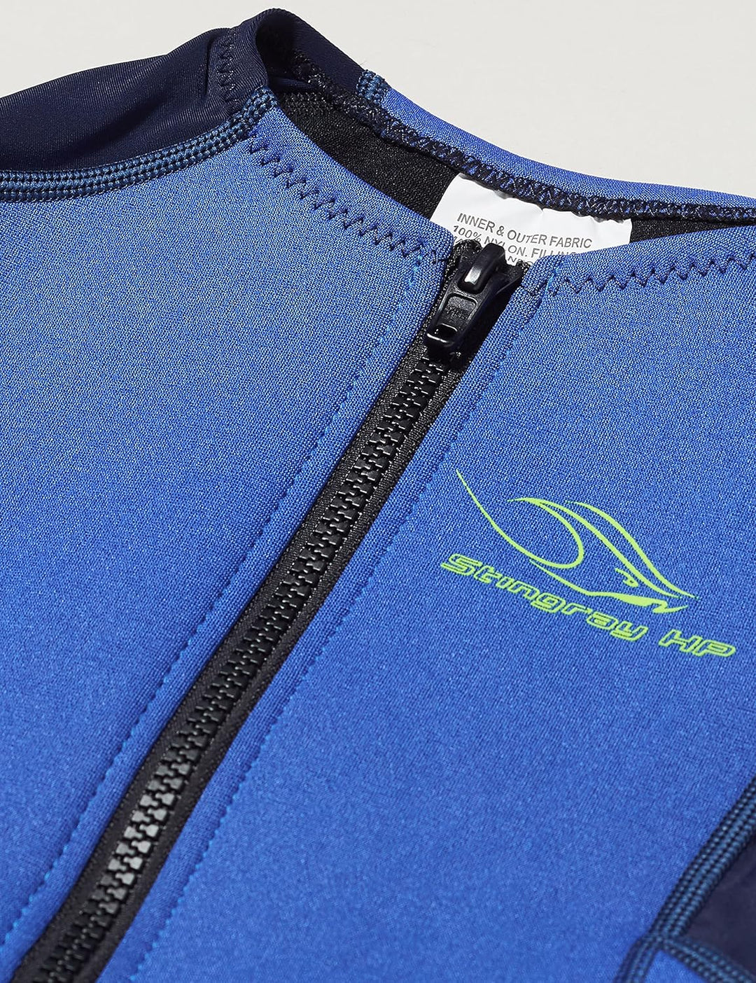 Aqua Sphere Unisex Jugend Stingray Hp Short Sleeve Wetsuit, Blau/Navy, 116 (Herstellergrösse: 6 Jahr