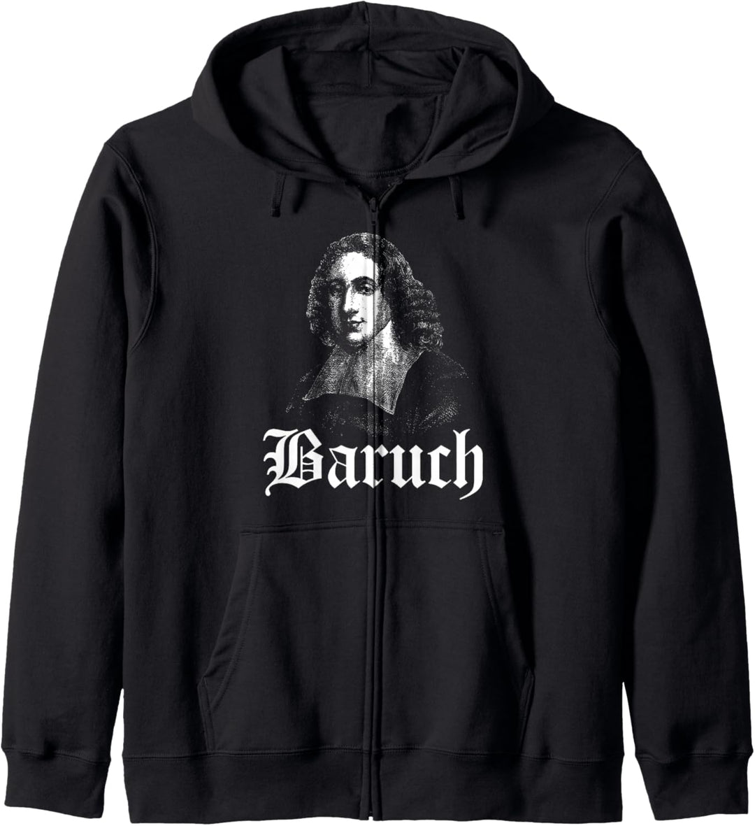 Baruch Spinoza - Mittelalterliches Porträt Kapuzenjacke