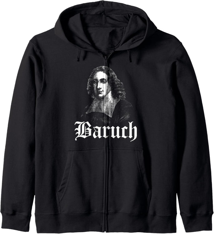 Baruch Spinoza - Mittelalterliches Porträt Kapuzenjacke