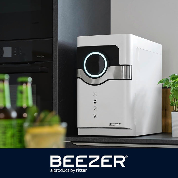 BEEZER® – der wahrscheinlich schnellste, luftbasierte Getränkekühler der Welt, designed in Germany,