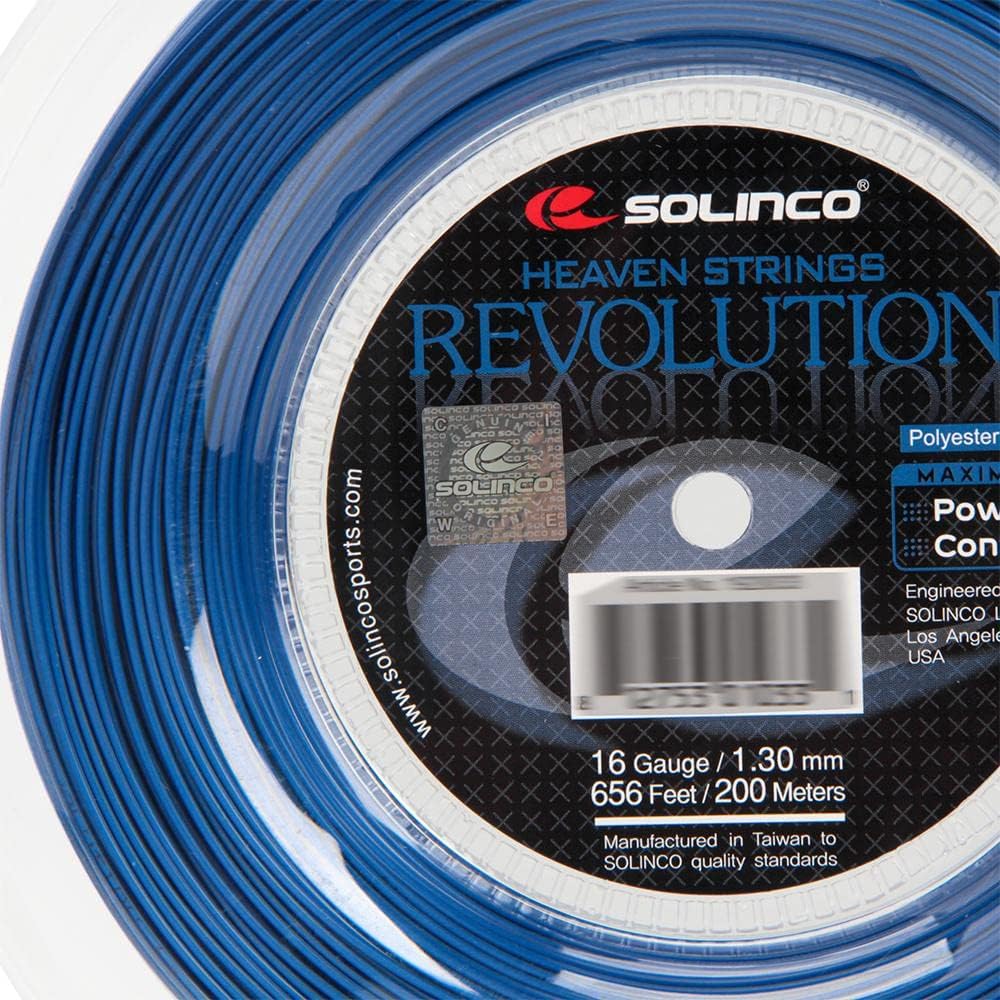 Solinco Revolution 200M Blau Tennis Saitenrolle 200m Monofil Blau 200 m, 200 m