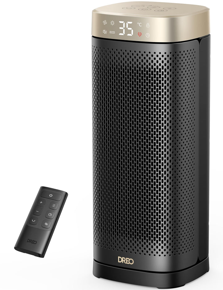 Dreo Heizlüfter Energiesparend Leise, 2000W Keramik Heizung mit Thermostat, 12-Std-Timer, 3 Modi, 70