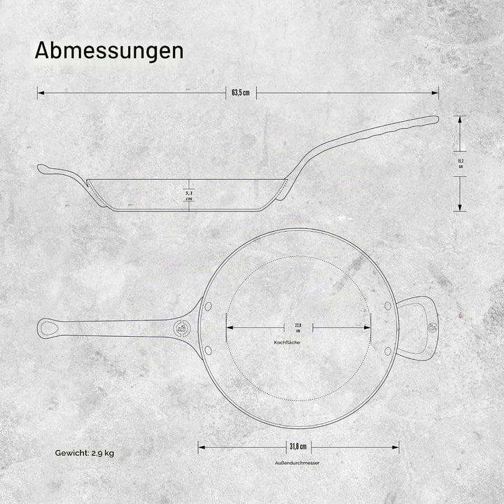 DeBuyer 5680.32 Bratpfanne, Edelstahl, silber,durchmesser 32cm Durchmesser: 32cm, Durchmesser: 32cm