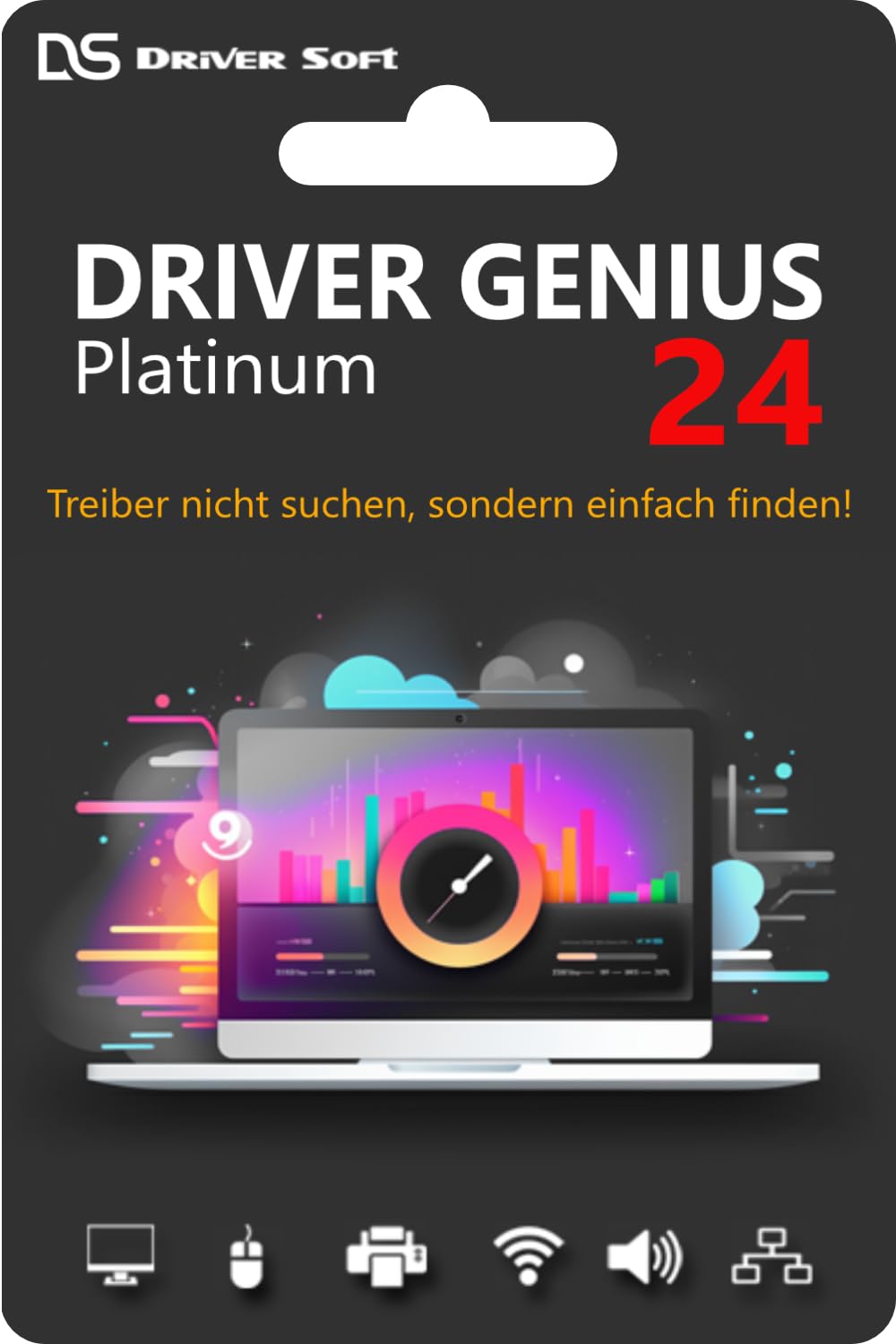 Driver Genius 24 Platinum 3-PC / 1-Jahr - immer aktuelle Treiber für den PC - inkl. System-Speedup -