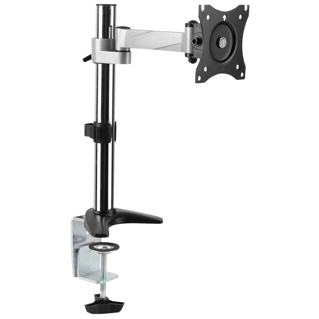 RICOO Monitor Halterung Tisch, VESA Tischhalterung für 13 - 27 Zoll, Monitorhalterung 1 Monitor Arm